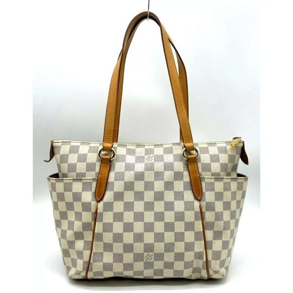 100% Authentic LOUIS VUITTON Damier Azur Totally PM Shoulder Bag - Picture 1 of 16